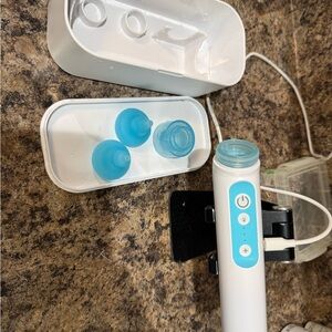White and Blue Skincare Device